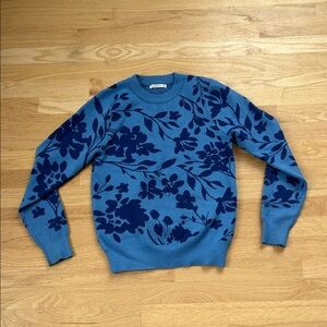 Staccato Blue Floral Sweater
